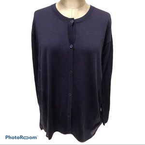 Pricce Drop. Escada navy cardigan Size Small